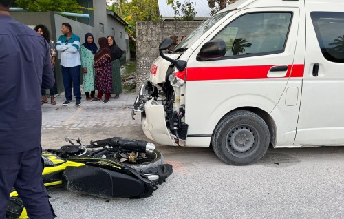 Addu Accident: Aniyaavi meehaa sikundi ah ley elhi ithuru faruvaa ah Male' fonuvaalany