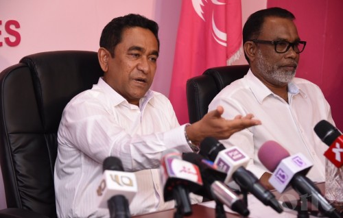 Raees Nasheedge mahsala balaa gothah, Yaameen maraalan ulhunu mahssala ves balanjehey: Ddhurey