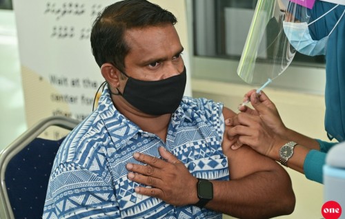 Over 100,000 people vaccinated in Male area