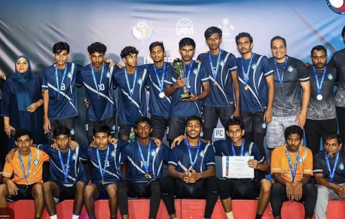 Inter School Volley: 19 aharun dhashuge anhen champion kan Keyodhoo ah, Firihen thashi CHSE ah