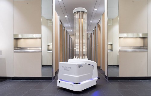 London ge Heathrow Airport gai Covid in rahkkatherivumah robot beynunkuran fashaifi