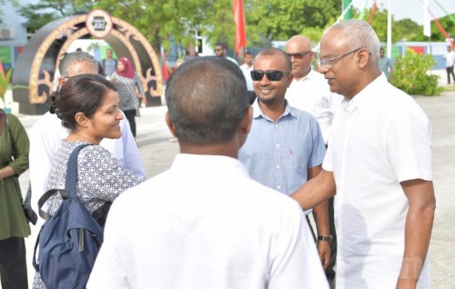 President concludes visit to Manadhoo