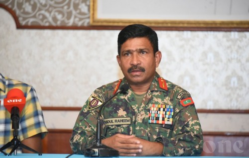 Chief of defence force ge magaamah Major General Abdul Raheem