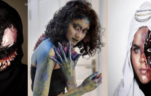 Ruthuba ge special effect makeup thah thafaathu, amaazu makeup school akaa dhimaa'ah!