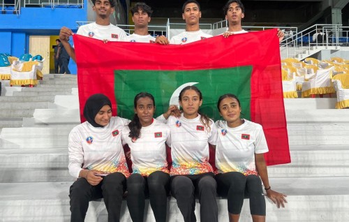 South Asian Junior Atheltics Championship: Raajjeyge firihen adhi anhen relay team ah ves bronze medal