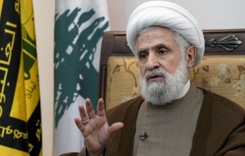 Hizbullaa ge iss leader akah Naim Qassem ayyankohffi