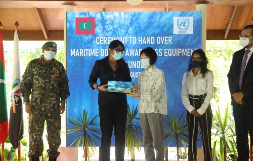 Kandumatheege rakkaatherikamah, UNODC in hadhiyaakuri thakechchaa Minister Maariya havaaluve vadaigenfi