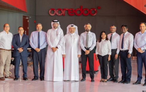 Qatar ge safeeru Ooredoo Maldives ah ziyaaraiy kurahvaifi