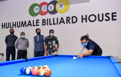 Hulhumale' billiard house aa eku billiard aa misraabakah!