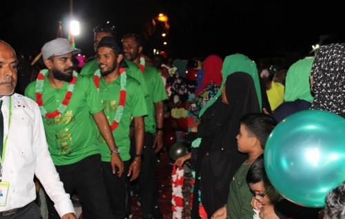 Thattaa eku Thimarafushi team ufan fasgandah, maruhabaa in ufalun folhuvaalaifi