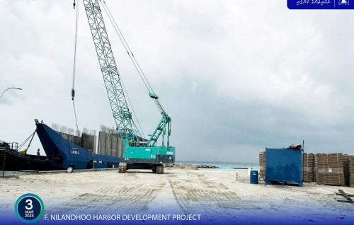 Nilandhoo bandharu masakathah beynunvaa  concrete galuge furathama shippment gengosfi