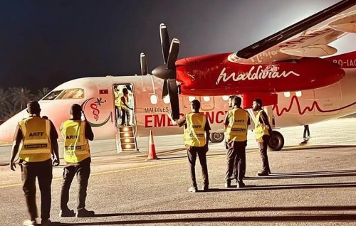 Air Ambulance ge furathama dhathuru Kulhudhufuttah
