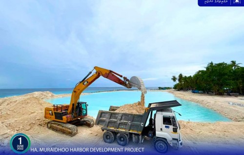 MTCC completes 75% work on harbor basin dredging for Muraidhoo Harbor Project