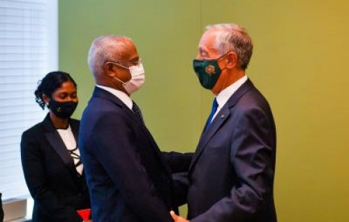 Raees Solih, Portugal ge Raees aa baddhalu kuravvaifi