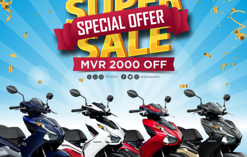 MVEX Motors: Fahuge molhethi cycle thah bodu discount akaa eku