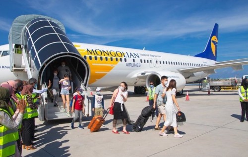 Chartered flights begin between Mongolia and Maldives