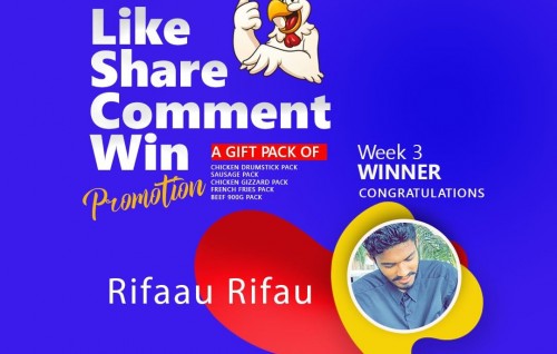 Kukulhu fihaaraige ''frozen pack'' libey promotion ge 3 vana hafuthaage naseebuveriyaa hovaifi