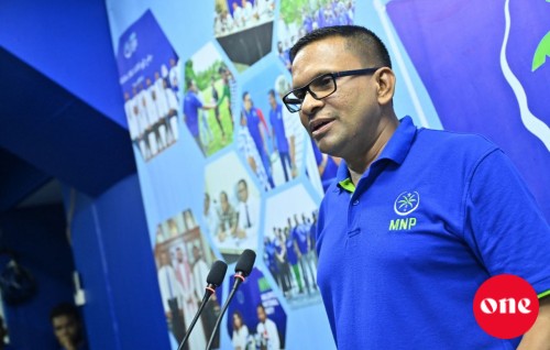 Inthihaabu thakah oiy hurahakee sarukaaruge nufoozaai vaadhaveringe nuran'galhu agenda thah: Nazim