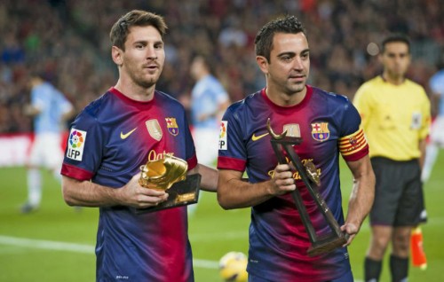 Barca gai rangalhu kaamiyaabee akah edhi Messi message kuri: Xavi