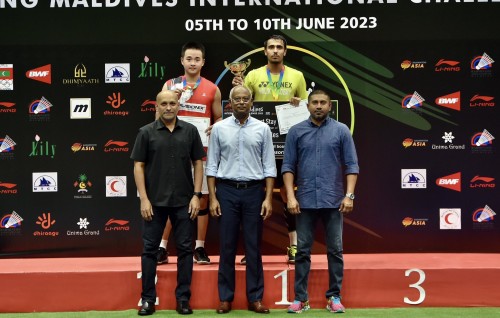 Maldives International challenge: Singles champion kan India ge Ravi aai Ashmita ah