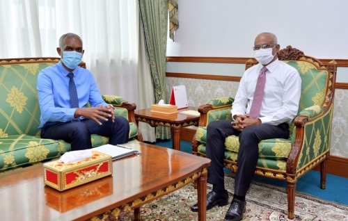 President meets Malé City Mayor to address challenges in the city