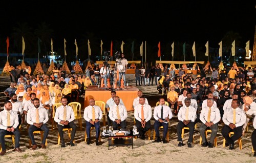 Photo: Kulhudhufushi gai beyvi Raees Solih ge campaign jalsa