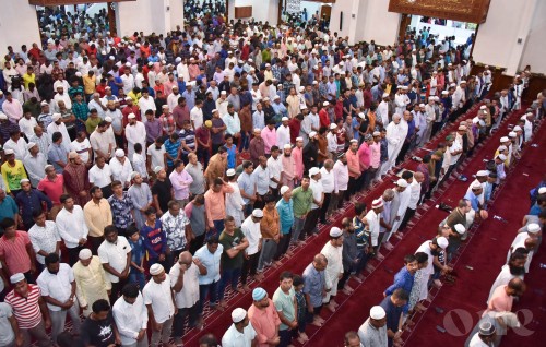 Male’ gai bodu jamaa’athugai Eid namaadhu nukuran ninmaifi