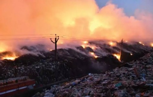 India's Kochi city covered in toxic haze from waste dump fire