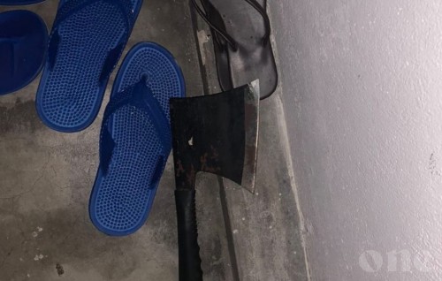 Building of Acting Chief of Criminal Court vandalized, huge axe left behind
