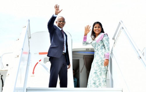 President and First Lady departs on unofficial visit to Sri Lanka
