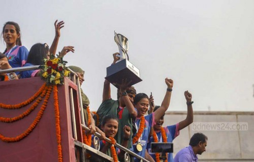 SAFF anhen thashi hoadhi Bangladesh team ah bodu bonus faisaaeh