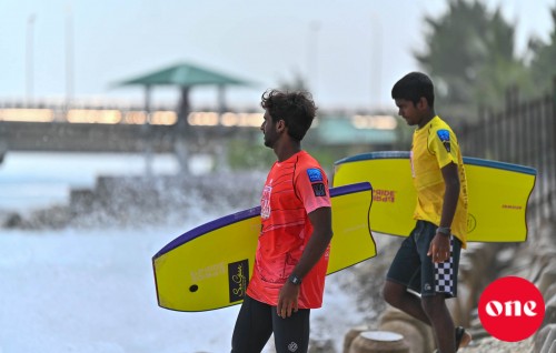 Gaumee bodyboarding program ''hudhu fonu'' furathama faharah atoll thereyah