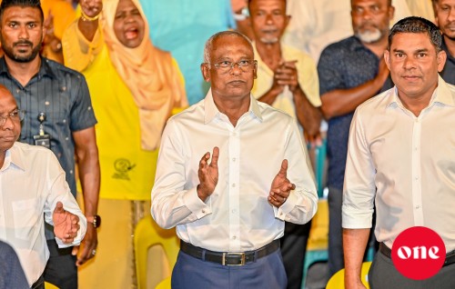 ONE Photo: Raees Solih ge primary campaign ge bodu jalsa