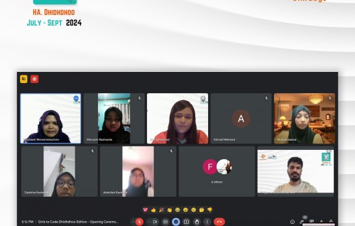 ''Girls to code'' programe ge Dhidhdhoo edition fashaifi