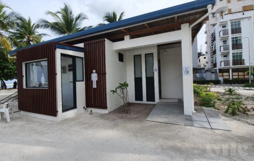 Public toilets developed at Hulhumale’ swimming track