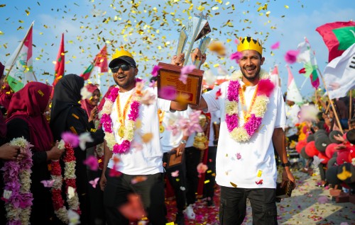 Golden Futal Champion Kashidhoo ah rayyithun nukume raiydhoolaige maruhabaaeh kiyaifi
