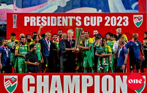 One Photo: Maziya in 2 vana faharah President's Cup kaamiyaabu kurun