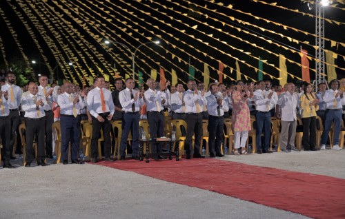 Ufaaveri amaan raajje ehge unmeedhaa eku Raees ge riyaasee campaign fashaifi