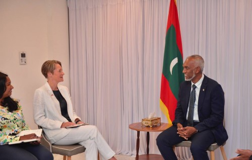 President-elect Dr. Muizzu meets with British Ambassador Caron Röhsler