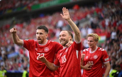 Eriksen scores as Denmark draw with Slovenia