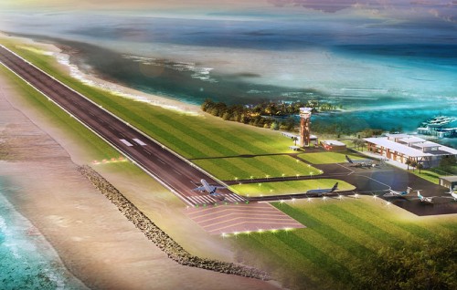 Runway bodukoh Maafaru Airport ge International dhathuruthah alun fashaifi