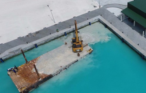 Kulhudhuffushi harbor expansion close to completion