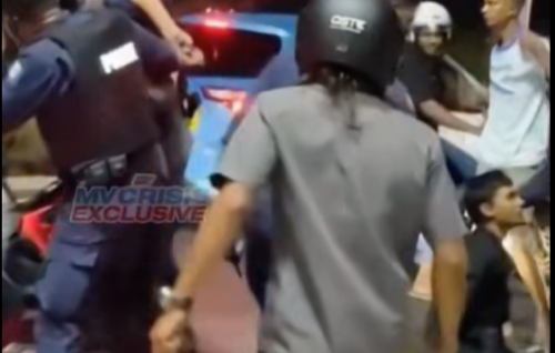 Two arrested for attacking man with axe
