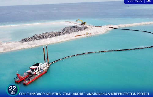 Thinadhoo industrial zone ge masahkaiy baarah kuriah