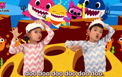 YouTube inn mihaathanah emme gina meehun beli video akah ''Baby Shark''