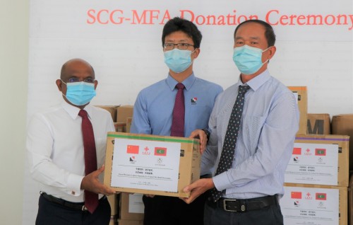 China ge kunfunyakun Raajje ah 20,000 mask aai PPE hadhiyaa koffi