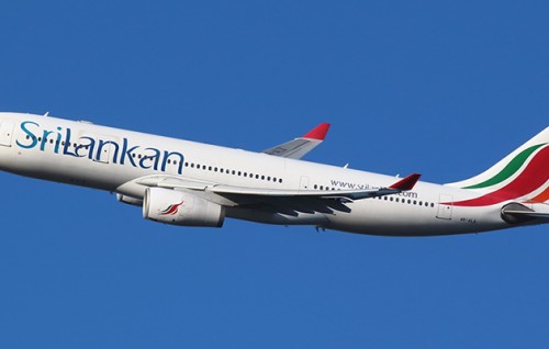 Srilankan Airlines in Mattala Airport inn Raajje ah dhathuruthah fashanee