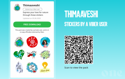 Special Viber Sticker Pack introduced for Environment Day