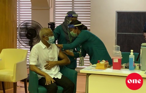 Hurihaa rayyithun vaccine jahan ilthimaas kurahvvai Raees Solih vaccine jahssavaifi