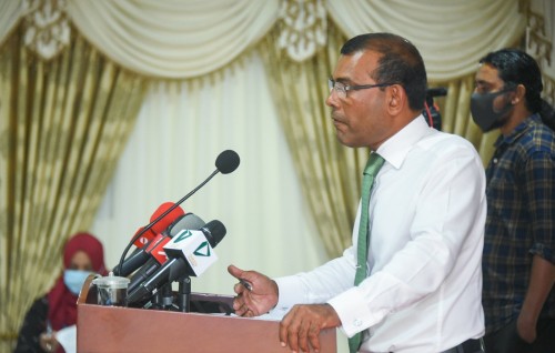 BREAKING: India out campaign akee harukashi fikuruge jamaa'aiythah isvethibe kuraa campaign eh: Nasheed